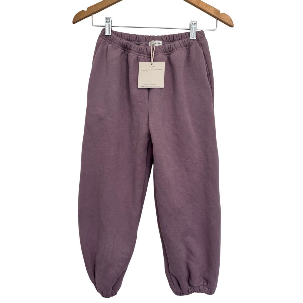 NWT Fostered Collection Kids 7 Boutique Dusty Purple Pants Joggers